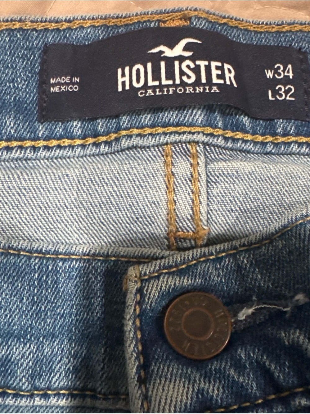 Men’s Hollister Skinny Jeans Lot size 34”x32” - Picture 9 of 9